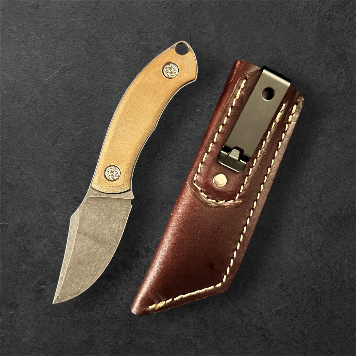 Ridgeback Mini - Linen Micarta
