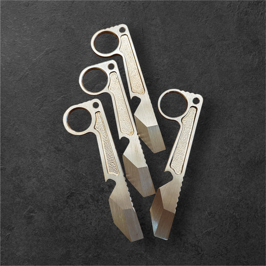 The Scarab - Brass Pry Bar